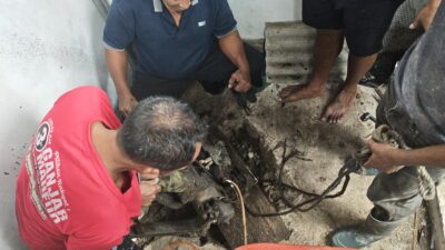 Pemdes Dermayu Sigap Atasi Banjir, Turunkan Mesin Pompa Agar Air Cepat Surut 