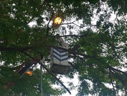 Cegah Tindak Kejahatan, Dishub Bidang PJU Indramayu Terangi Jalanan Kawasan Wisata BSI