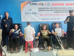 PWI Indramayu Gandeng Brigif 34/TP/Cakra Buana, Kodim 0616 dan Polres Indramayu Galang Darah Untuk Kemanusiaan 