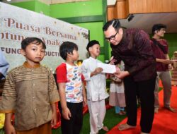 Komunitas Pekerja Kilang Balongan Berbagi Santunan 40 Juta kepada Anak Yatim