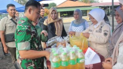 Kodim 0616/Indramayu gelar Bazar Ramadhan, Dandim : manfaatkan kegiatan ini dengan baik