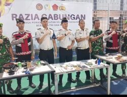 Razia Lapas Indramayu, Aparat Gabungan Sita Barang Terlarang dari Kamar Warga Binaan