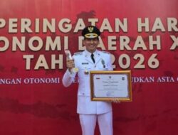 Bupati Indramayu Lucky Hakim Raih Peringkat Lima Kinerja Terbaik Nasional