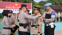 Kapolres Indramayu Pimpin Sertijab, Kapolsek Haurgeulis Dijabat AKP Saefullah