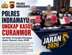 Polres Indramayu Ungkap Kasus Curanmor, Sembilan Tersangka Ditangkap dalam Operasi Jaran 2026