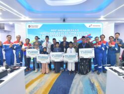 Pertamina Patra Niaga Kilang Balongan Santuni Anak Yatim dan Disabilitas Senilai 50 Juta Rupiah di Momen Pertamina Berkah