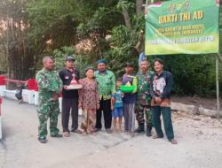 Warga Blok Tegal Gelar Syukuran Rampungnya Jembatan Perintis Garuda