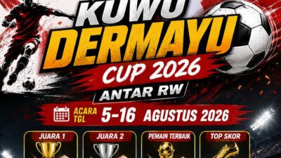 Kepala Desa Dermayu Gelar Turnamen Sepak Bola Kuwu Dermayu Cup 2026 Antar RW Semarakkan HUT RI ke-81