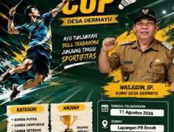 TURNAMEN BULU TANGKIS KUWU CUP DESA DERMAYU SIAP DIGELAR, PENDAFTARAN GRATIS!