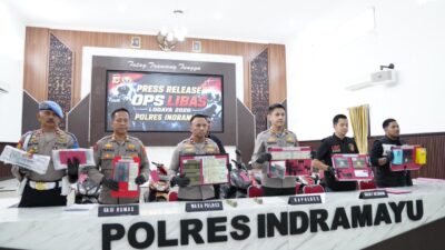 24 Tersangka Curanmor Dibekuk Polres Indramayu dalam Operasi Libas Lodaya 2026