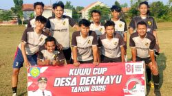 Turnamen Kuwu Cup Desa Dermayu Resmi Bergulir, Jadi Ajang Persatuan Antar-RW