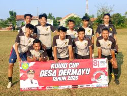 Turnamen Kuwu Cup Desa Dermayu Resmi Bergulir, Jadi Ajang Persatuan Antar-RW